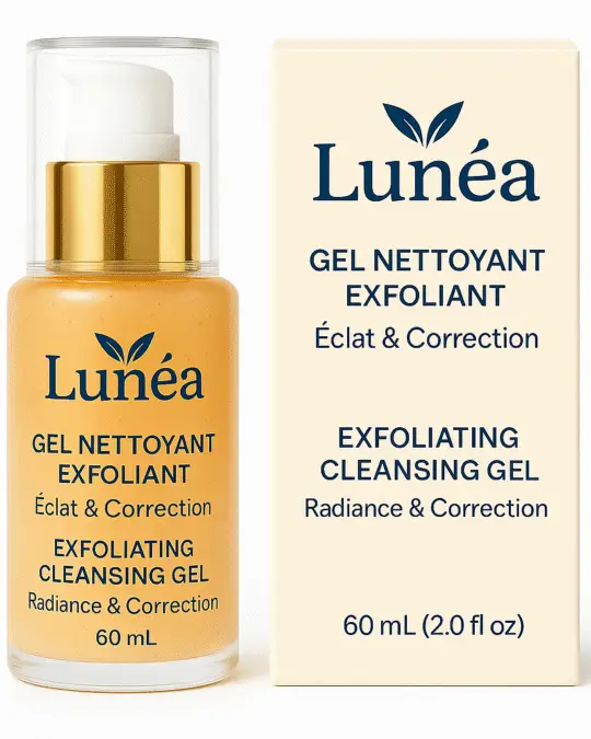 Gel exfoliant nettoyant éclat